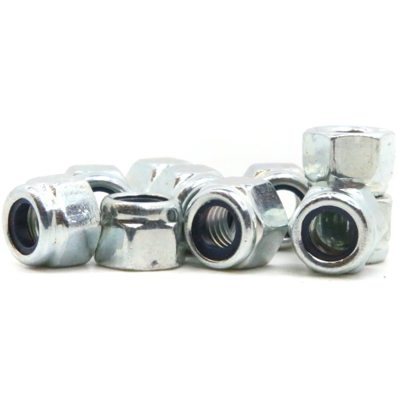 Selbstsichernde Mutter M5 8mm DIN 982 ISO 7040 - verzinkt
