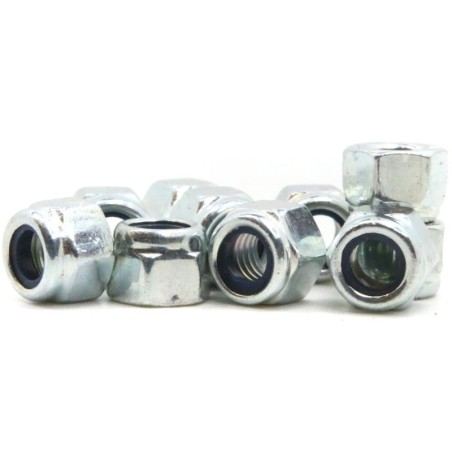 Selbstsichernde Mutter M5 8mm DIN 982 ISO 7040 - verzinkt