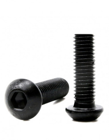 Zylinderkopfschraube mit Innensechskant M3x12mm ISO 7380-1 - schwarz