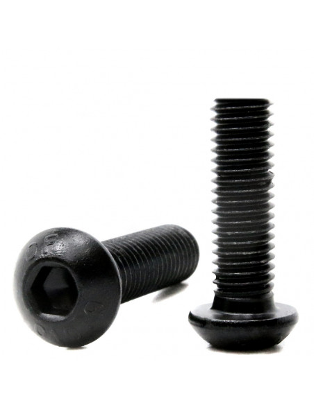 Zylinderkopfschraube mit Innensechskant M3x16mm ISO 7380-1 - schwarz