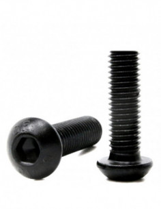 Zylinderkopfschraube mit Innensechskant M4x16mm ISO 7380-1 - schwarz