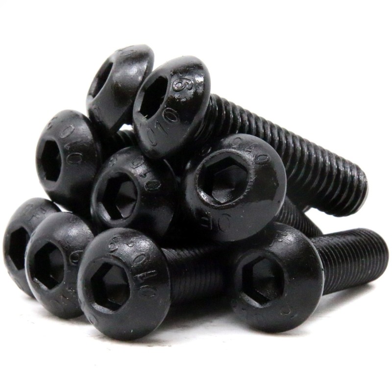 Zylinderkopfschraube mit Innensechskant M6x20mm ISO 7380-1 - schwarz