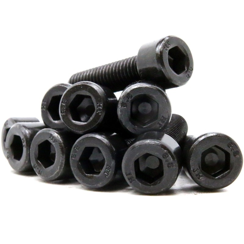 Śruba imbusowa walcowa M5x30mm DIN 912 - czarna - 20 szt.