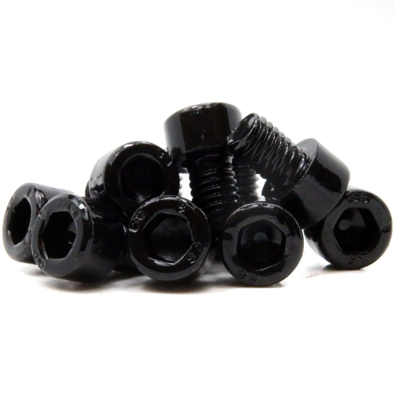 Zylinderschrauben mit Innensechskant M6x8mm DIN 912 ISO 4762 - schwarz