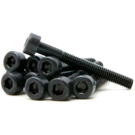 Zylinderschrauben mit Innensechskant M3x25mm DIN 912 ISO 4762 - schwarz