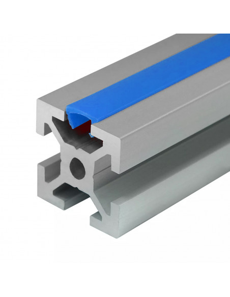 Abdeckung für 3030 T-Slot Profile - blau - 1m