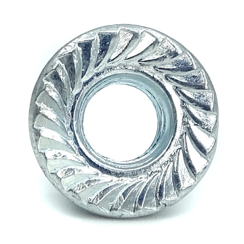 Nakrętka kołnierzowa M8 DIN 6927 - ocynk - 20 szt.