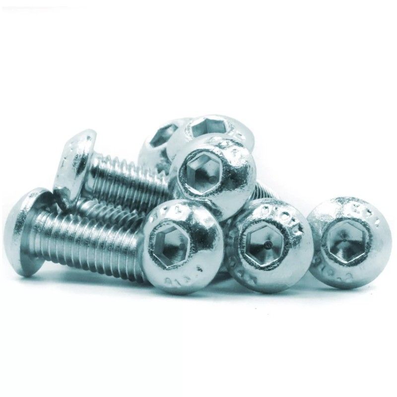 Socket Head Button Screw M5x14mm ISO 7380-1 - Silver - 20 pieces