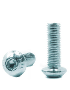 Socket Head Button Screw M5x14mm ISO 7380-1 - Silver - 20 pieces