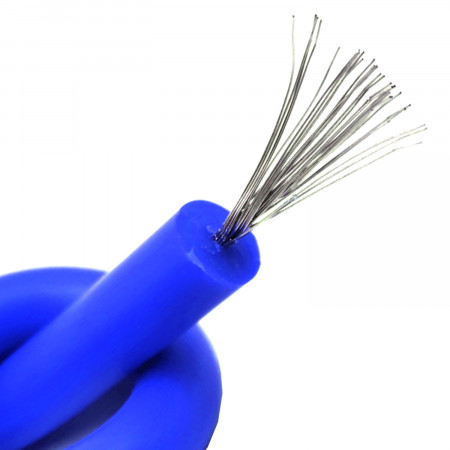 Kabel silikonowy 20AWG / 0,5mm2 - niebieski
