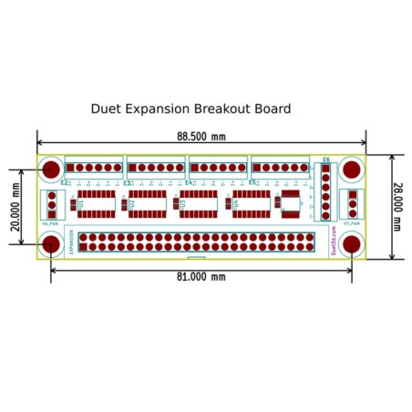 Duet Expansion Breakout Board - płyta rozszerzenia