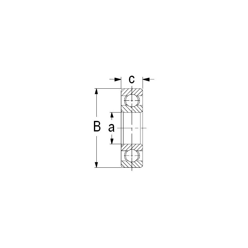 Kugellager 625-2RS 5x16x5 mm