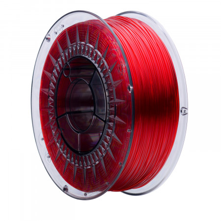 Filament PRINT-ME Swift PET-G Transparent Ruby Red 1kg