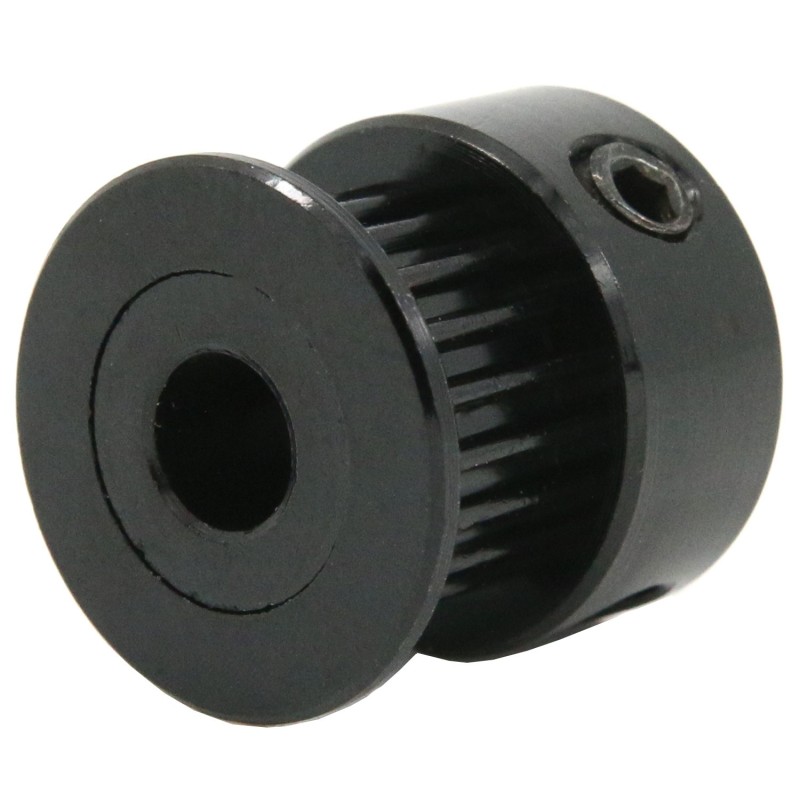 Koło zębate napędowe 6mm pas – 20 zębów – 5mm otwór - czarne