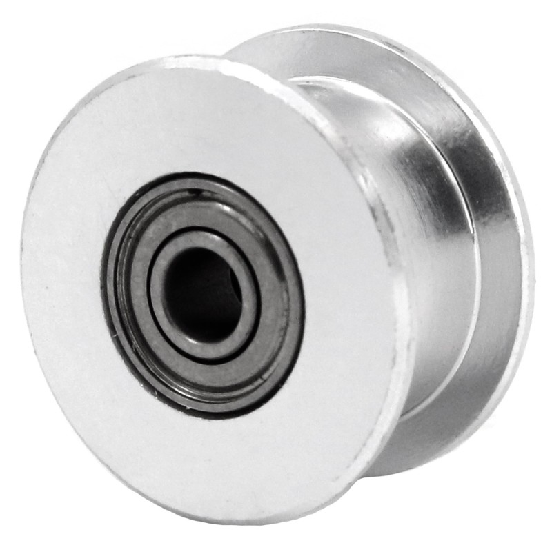 Glatte Umlenkrolle 6mm Riemen - Äquivalent 20 Zähne - 3mm ID