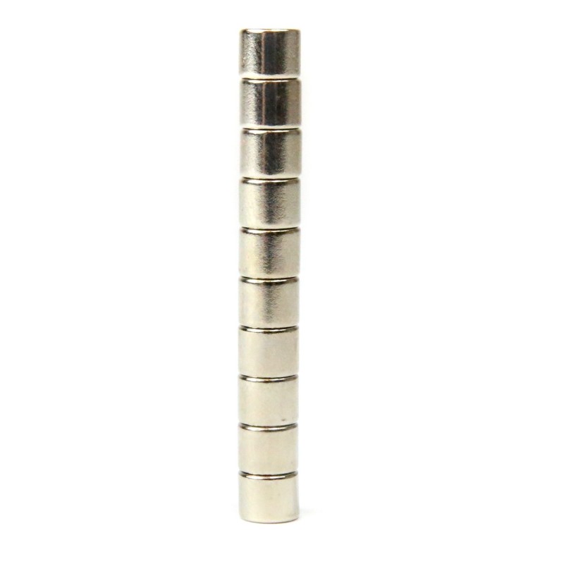 Neodym-Magnet 4x4mm - 10 Stück.