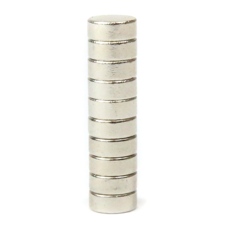 Magnes neodymowy 5x2mm - 10 szt.
