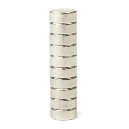 Magnes neodymowy 5x2mm - 10 szt.