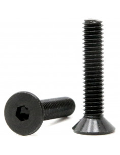 Socket Head Countersunk Screw M4x20mm DIN 7991- black