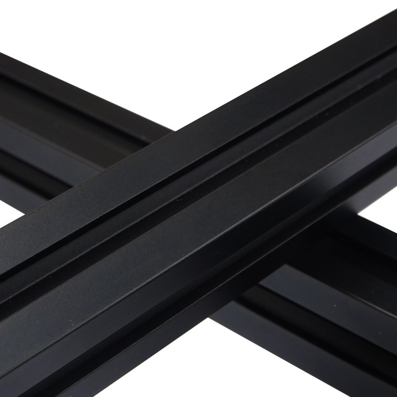 Aluminiumprofil ALTRAX 2020 T-SLOT 100cm - mattschwarz