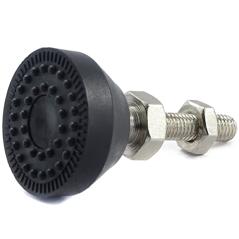 Adjustable feet with ball joint for 3030 profile