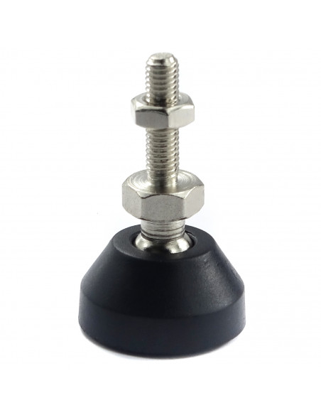 Adjustable feet with ball joint for 3030 profile