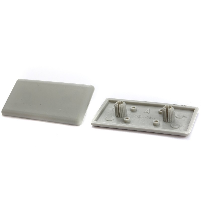End cap for 3060 profile - grey