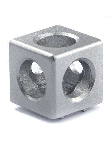 3-way cube corner connector for 3030 profiles