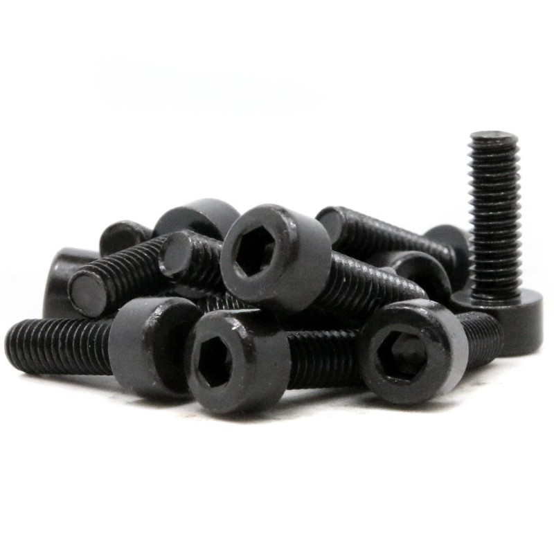 Śruba imbusowa walcowa M5x25mm DIN 912 - czarna