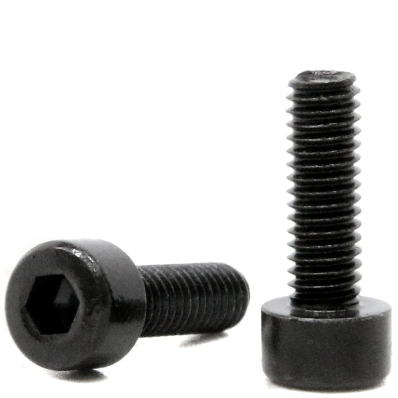 Zylinderschrauben mit Innensechskant M4x16mm DIN 912 ISO 4762 - schwarz