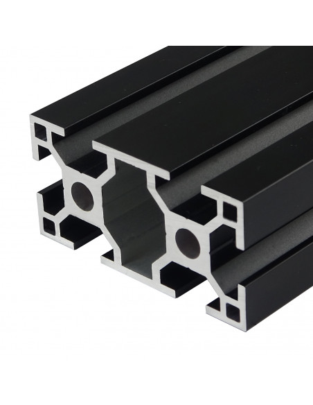 Aluminium profile ALTRAX 3060 T-SLOT 100cm - matt black