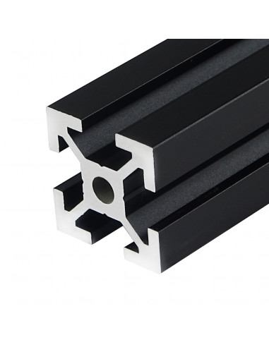 ALTRAX aluminium profile 2020 T-SLOT type - matt black