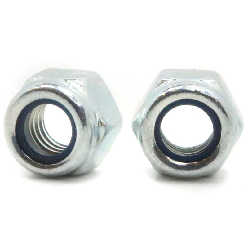 Self-locking nut M5 8mm DIN 982 ISO 7040 - galvanized