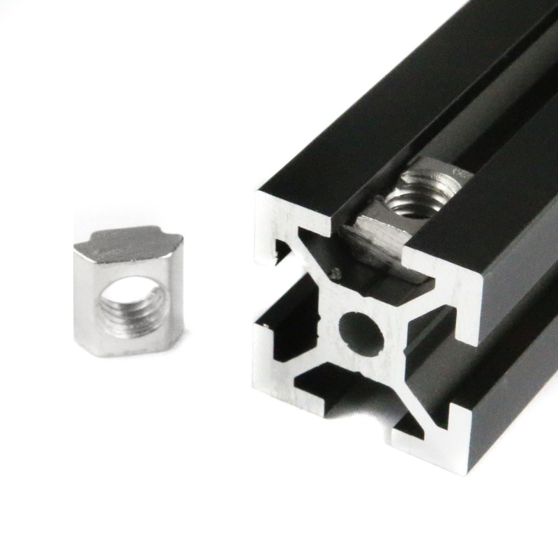 M4 Gleit-Nutmutter für 6mm Nut - 20 Stk.
