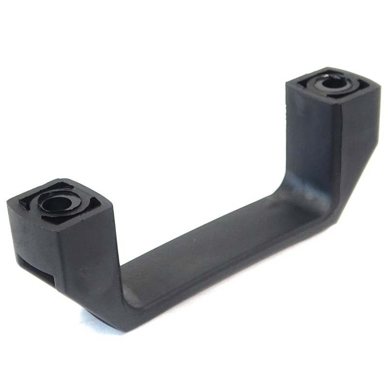 Kunststoffhalter - 10.5x3.4x2cm - schwarz