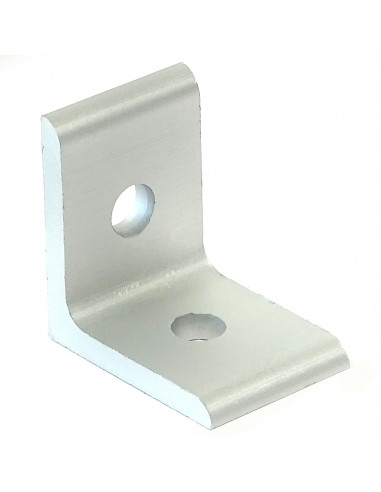 90° angle bracket - 25x25x18mm - silver