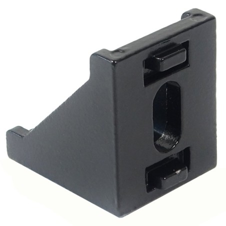 90° verstärkter Winkel - 35x35x28mm - schwarz