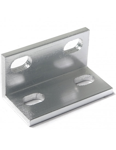 90° angle bracket for 2040 aluminium profile - silver