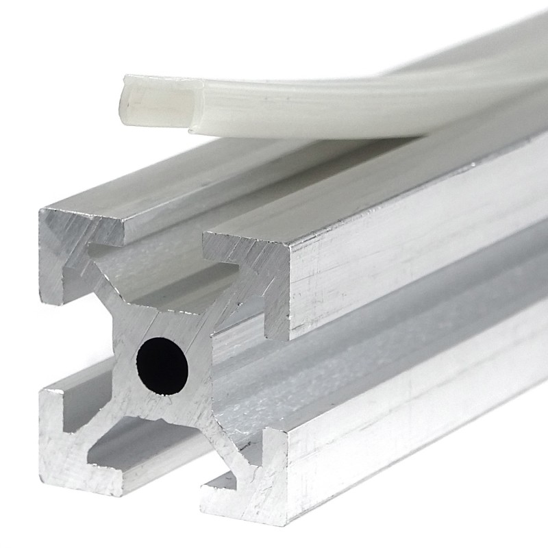 Slot cover strip for 2020 T-slot profiles - gray - 1m