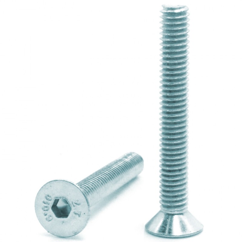 Śruba imbusowa stożkowa M5x30mm DIN 7991 - ocynk
