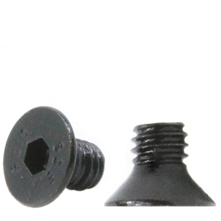 Śruba imbusowa stożkowa M6x8mm DIN 7991 - czarna