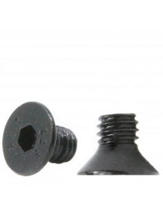 Countersunk screw M3x6 mm DIN 7991 - black