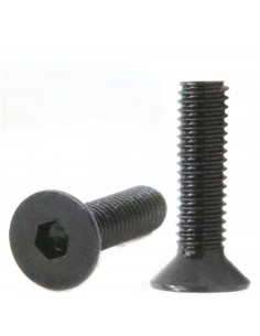 Countersunk screw M3x10mm DIN 7991 - black