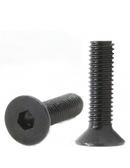 Socket Head Countersunk Screw M4x12mm DIN 7991- black