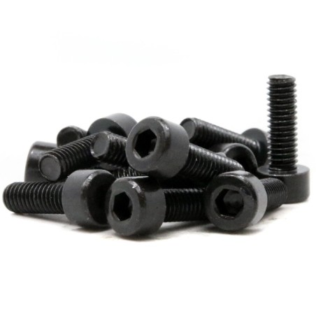 Zylinderschrauben mit Innensechskant M3x12mm DIN 912 ISO 4762 - schwarz