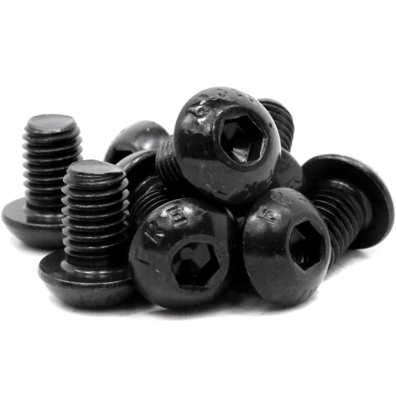 Socket Head Button Screw M5x10mm ISO 7380-1 - black