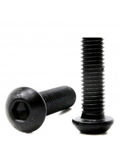 Socket Head Button Screw M8x16mm ISO 7380-1 - black