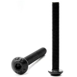 Zylinderkopfschraube mit Innensechskant M5x40mm ISO 7380-1 - schwarz 2
