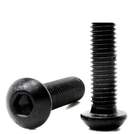 Socket Head Button Screw M5x20mm ISO 7380-1 - black