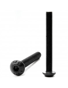 Socket Head Button Screw M4x30mm ISO 7380-1 - black